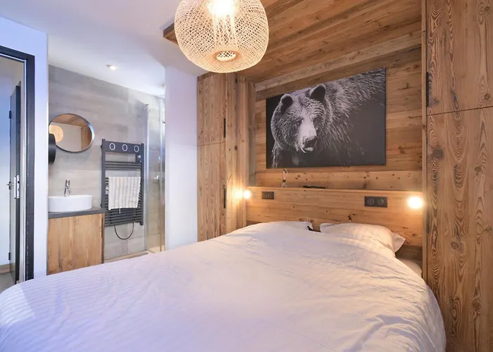 公寓 Lesetoilesdelaplagne Le Quartz